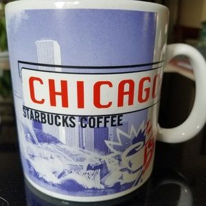 1999 LARGE Starbucks Chicago Coffee Mug